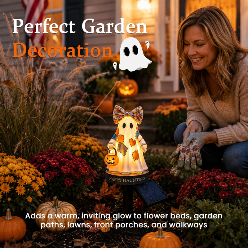 👻 Halloween Solar Ghost Garden Stake Light