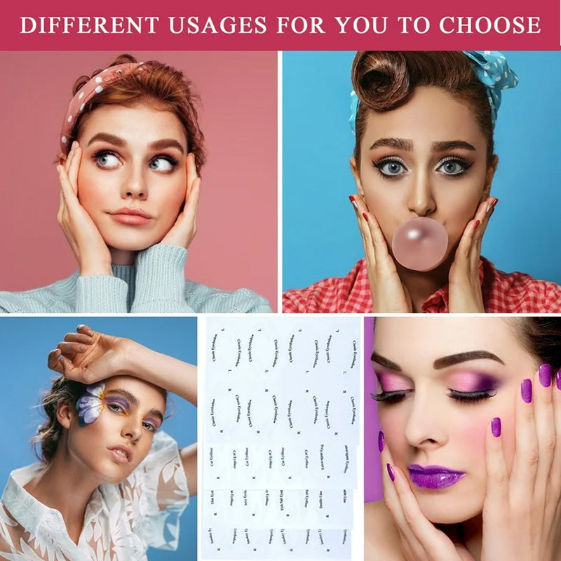 Eyeliner Makeup Template Sticker(4 pcs)