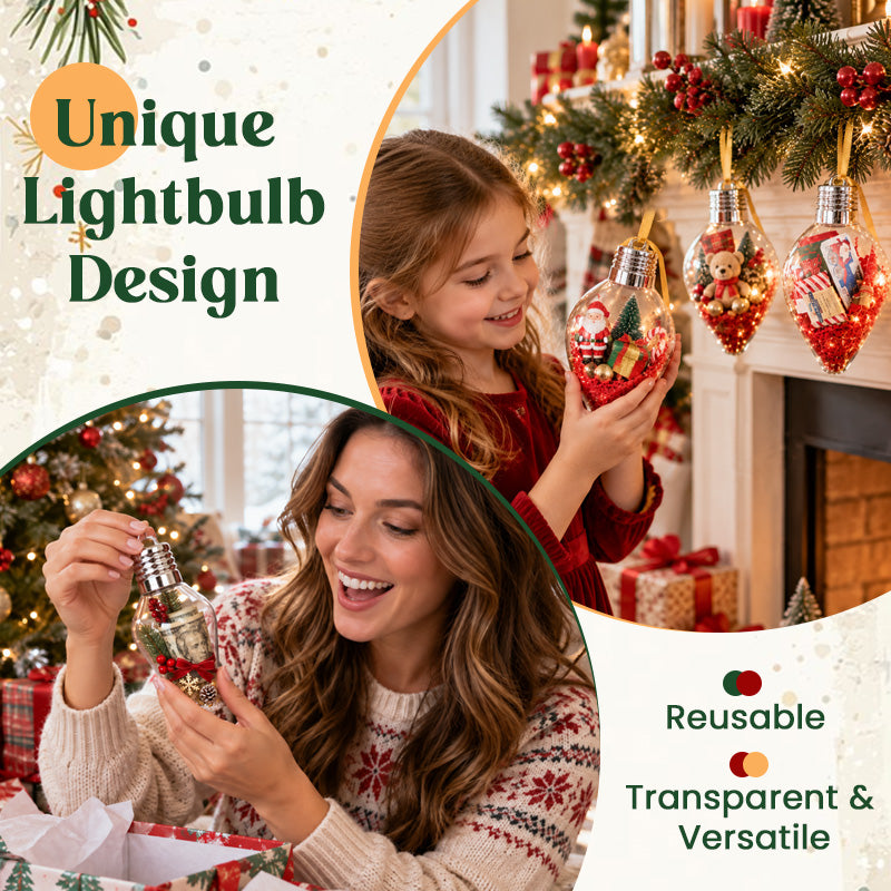 💡DIY Plastic Light Bulb Decorations
