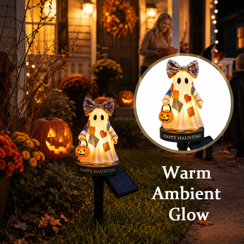 👻 Halloween Solar Ghost Garden Stake Light