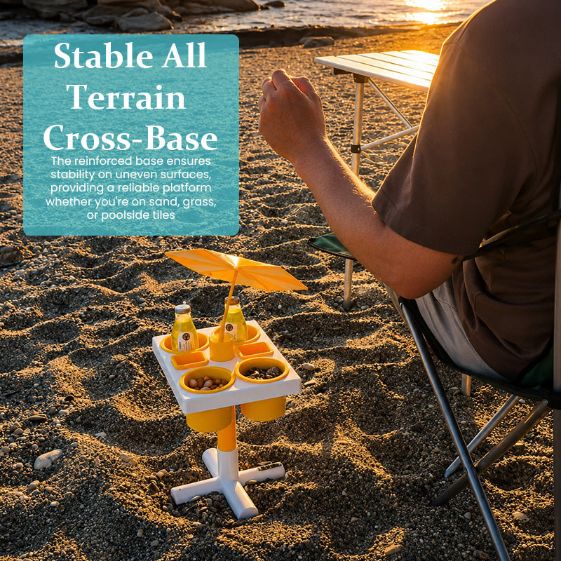 Sand-Free Portable Beach Table