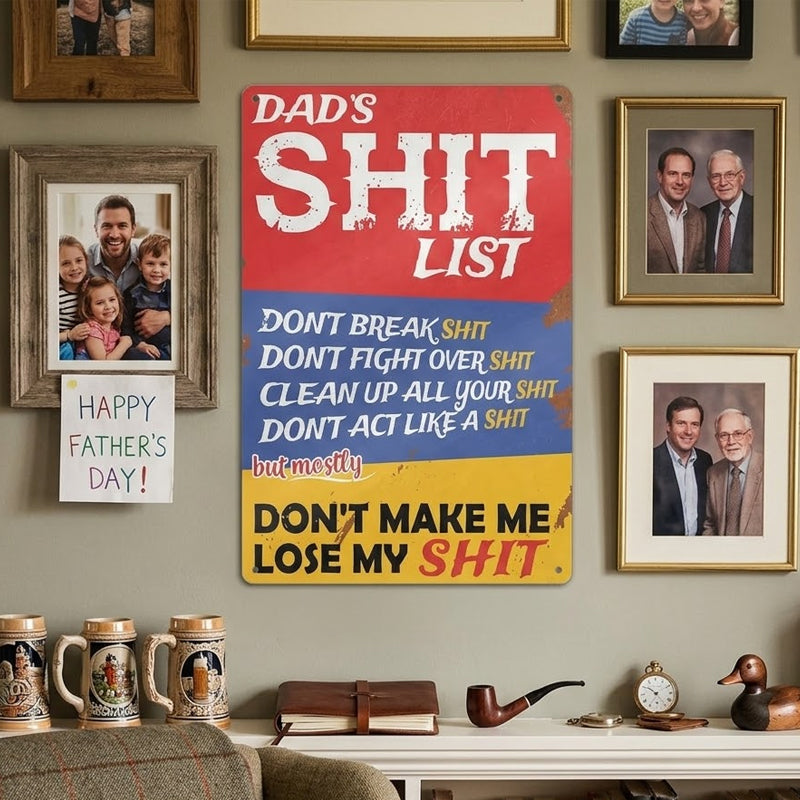 Dad's List of Rules