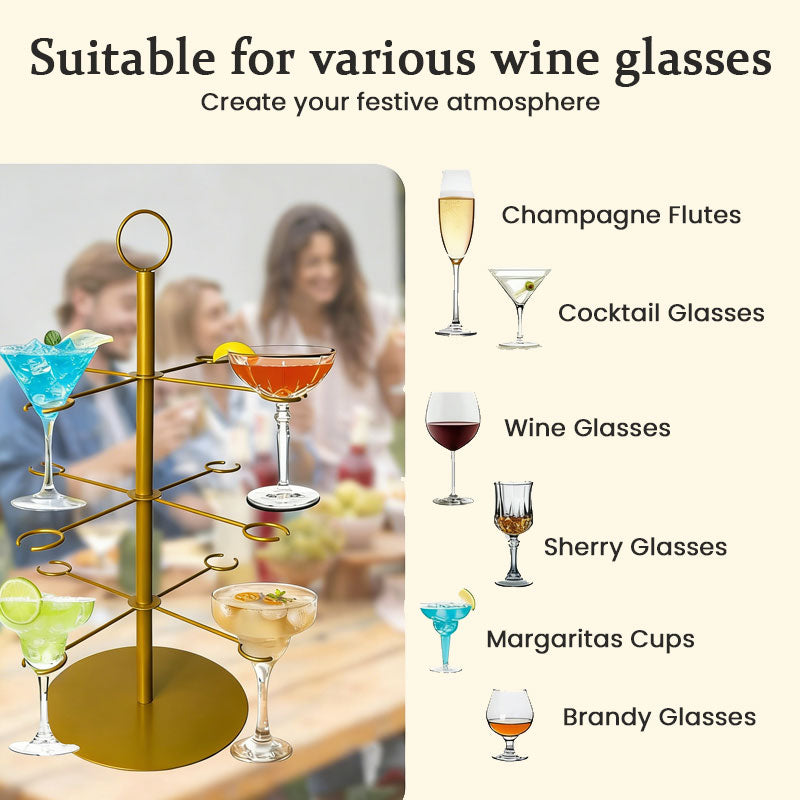 Festive Multi-Tiered Display Stand