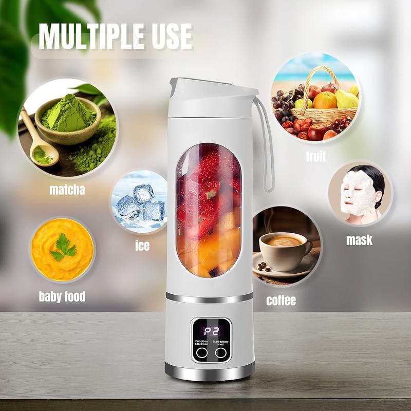 Portable USB Rechargeable Blender Bottle | Fresh Smoothies Anywhere | Perfect for Summer