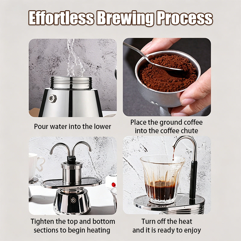 Classic Italian Moka Pot – Brew Rich Espresso at Home