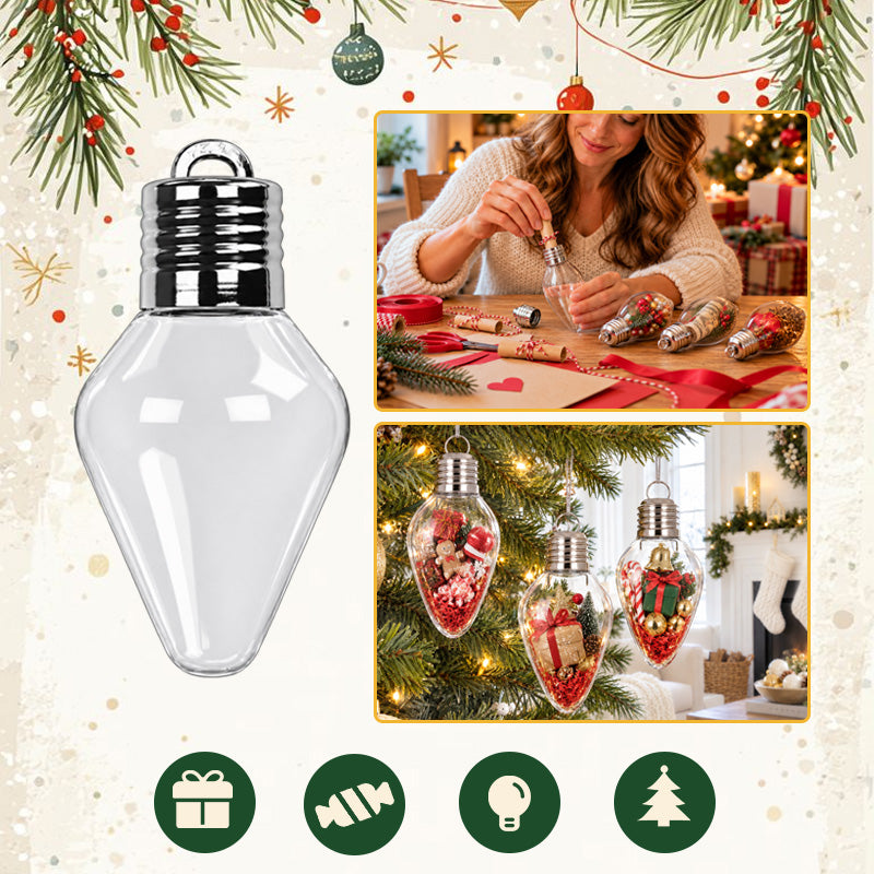 💡DIY Plastic Light Bulb Decorations