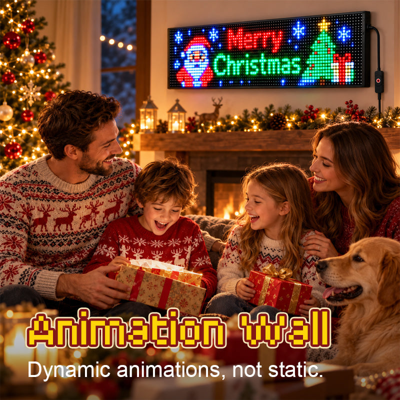 Smart App-Controlled Christmas LED Pixel Display
