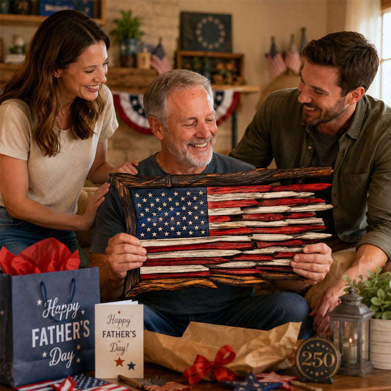 🇺🇸⭐ 250th Anniversary Battle-Worn Flag Wall Art