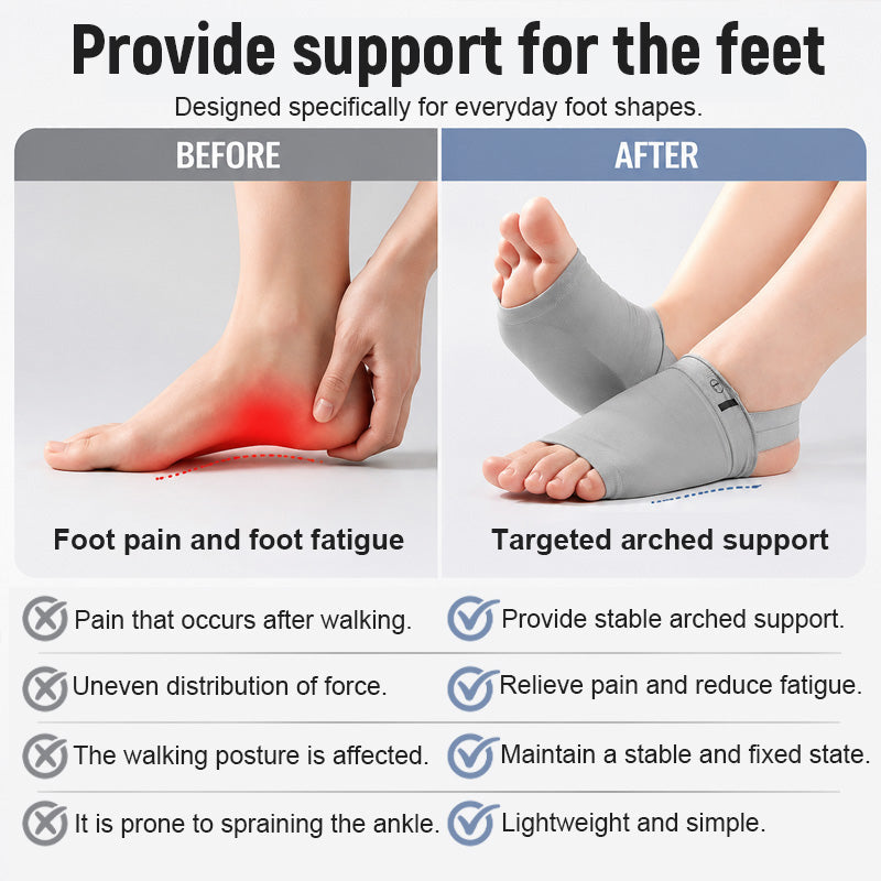 Arch Support Compression Sleeve for Daily Cushioning and Comfort