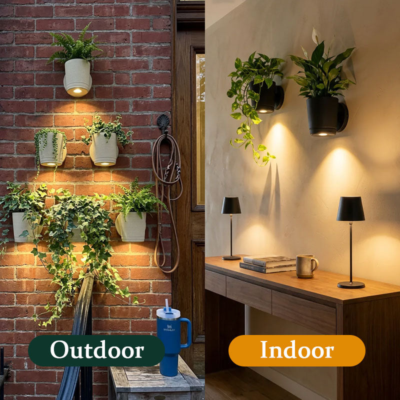 Modern Floating Indoor Plant Shelf Decor