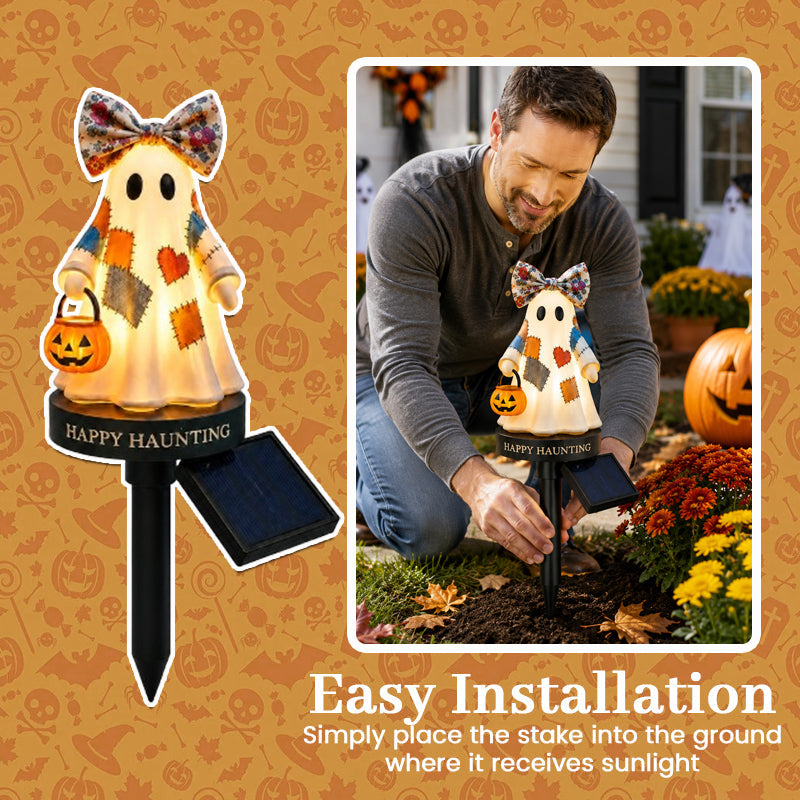 👻 Halloween Solar Ghost Garden Stake Light