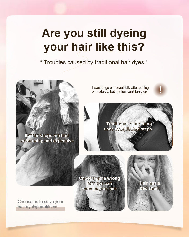 🟧3-in-1 comb for hair coloring | Easy at-home hair coloring with integrated brush