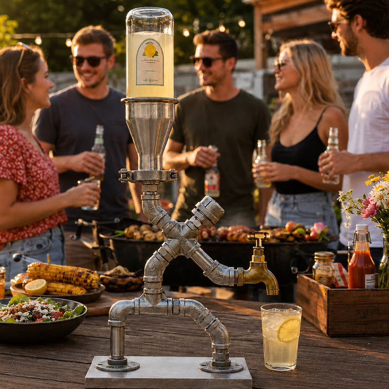 Industrial Style Gravity Drink Dispenser