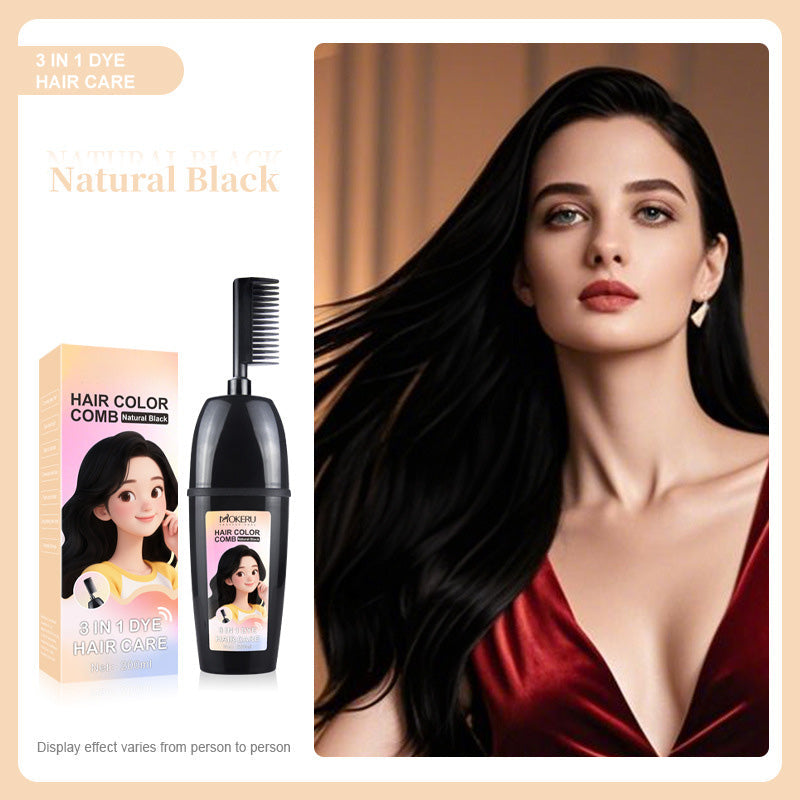 🟧3-in-1 comb for hair coloring | Easy at-home hair coloring with integrated brush