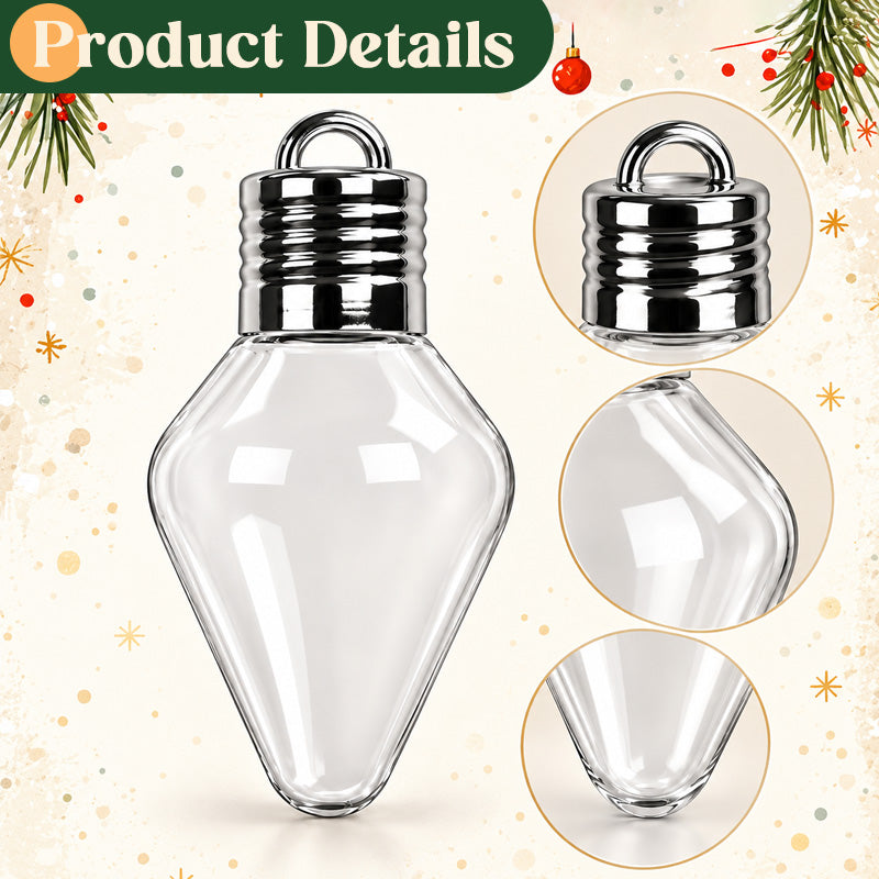 💡DIY Plastic Light Bulb Decorations