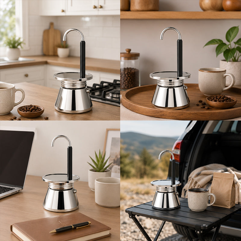 Classic Italian Moka Pot – Brew Rich Espresso at Home