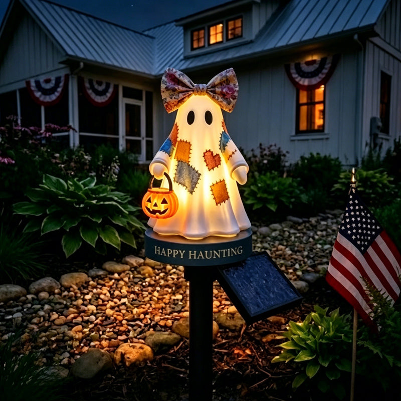 👻 Halloween Solar Ghost Garden Stake Light
