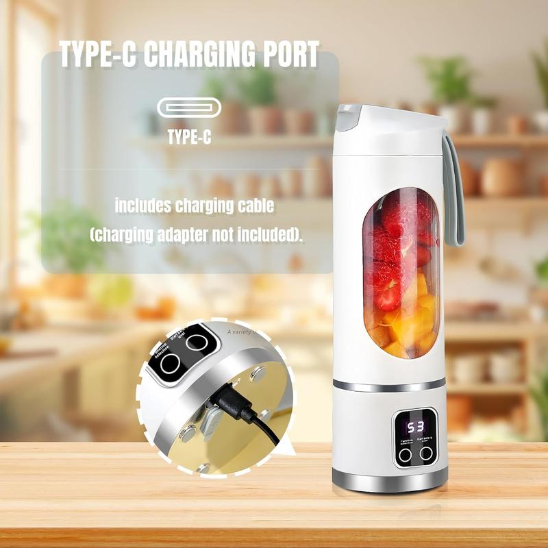 Portable USB Rechargeable Blender Bottle | Fresh Smoothies Anywhere | Perfect for Summer