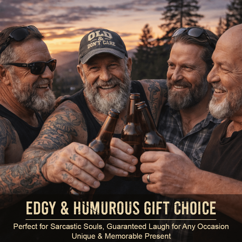 🧢2026 New Year Hot Sale 🔥Vintage Distressed"OLD & DON’T CARE"Cap