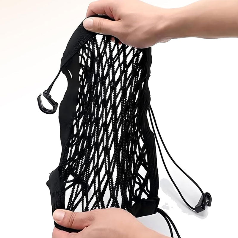 🚗Upgraded Car Seat Storage Mesh Net Organizer – Universal Front Seat Hanging Pocket for Bags, Bottles & Everyday Essentials