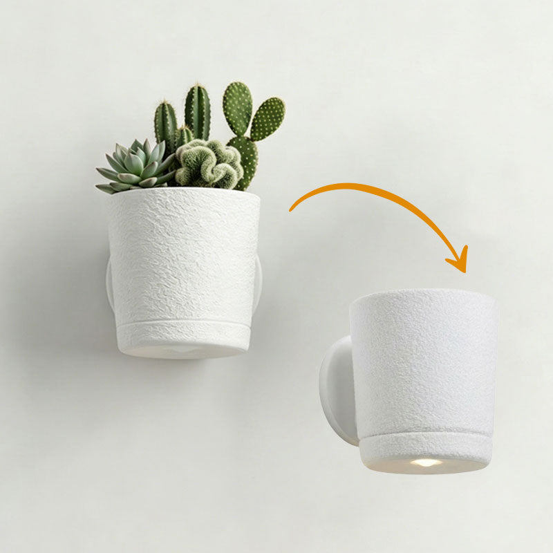 Modern Floating Indoor Plant Shelf Decor