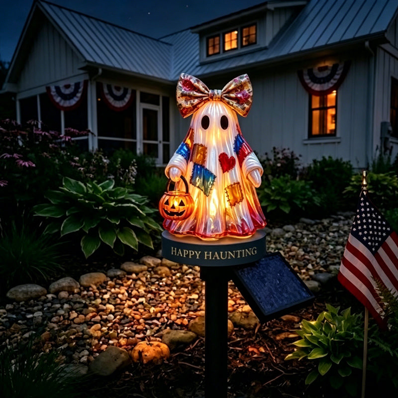 👻 Halloween Solar Ghost Garden Stake Light