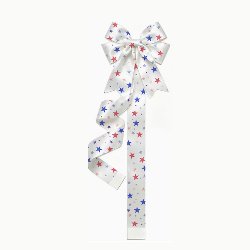 250th Anniversary Patriotic Ribbon Bow Decor
