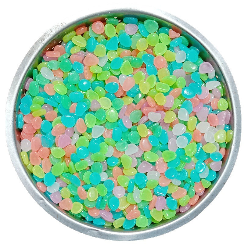 💥Glow-in-the-Dark Garden Pebbles – Decorative Outdoor Landscape Stones for Pathways & Flower Beds ✨🌿