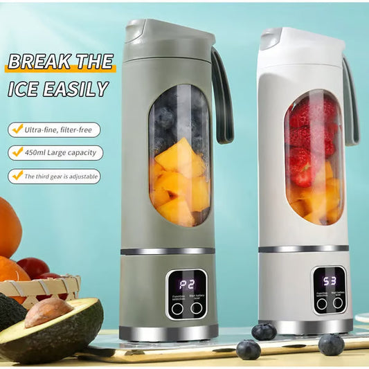 Portable USB Rechargeable Blender Bottle | Fresh Smoothies Anywhere | Perfect for Summer