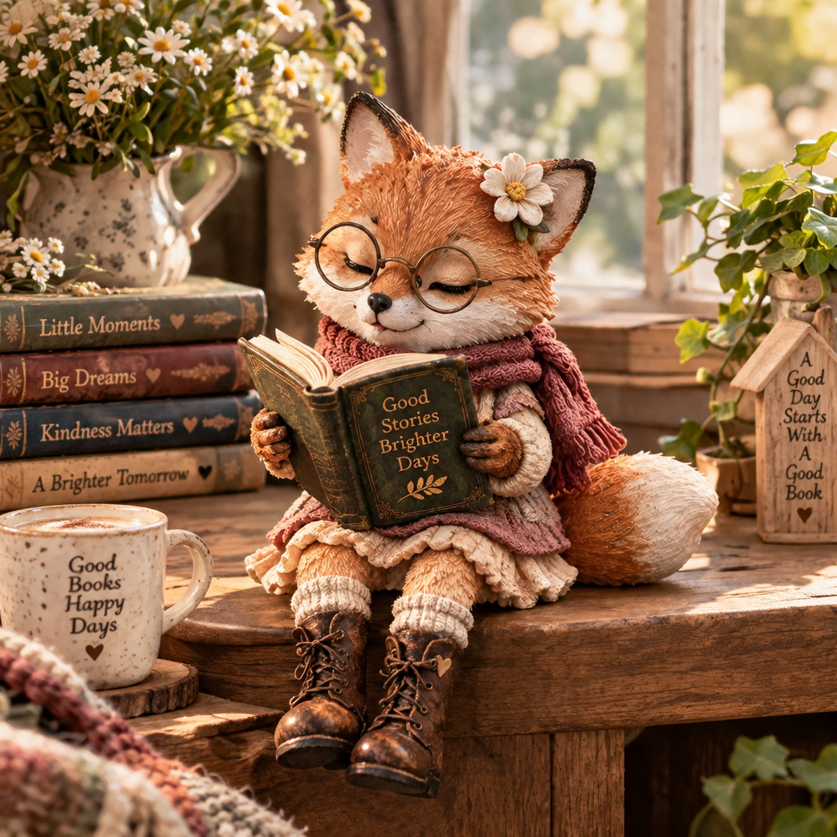 🦊 The Little Reading Fox – A Heartwarming Companion Gift