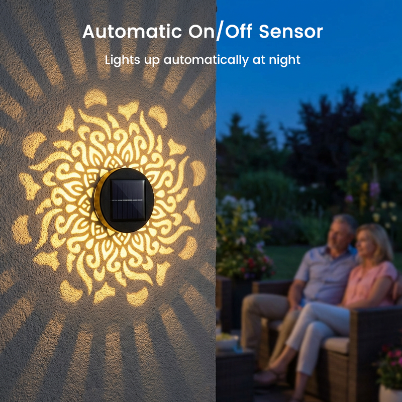 🌞✨✨ Solar Mandala Projection Wall Light
